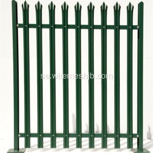 W Shape Powder Coated Euro Palisade Fence